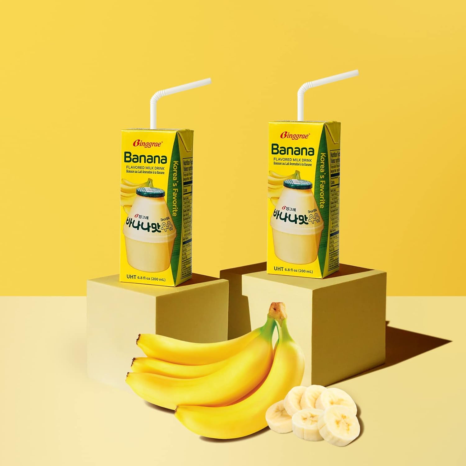 Korean Banana Milk | Blossom Bites & Eatery